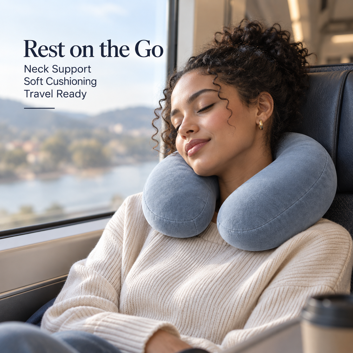 CloudForm Ergonomic Travel Pillow