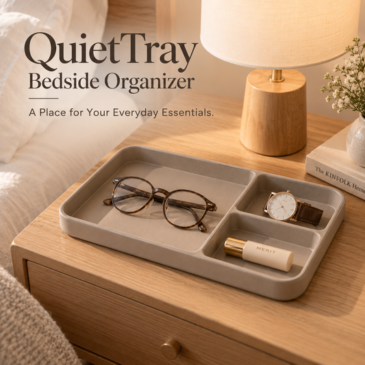 QuietTray Bedside Organizer