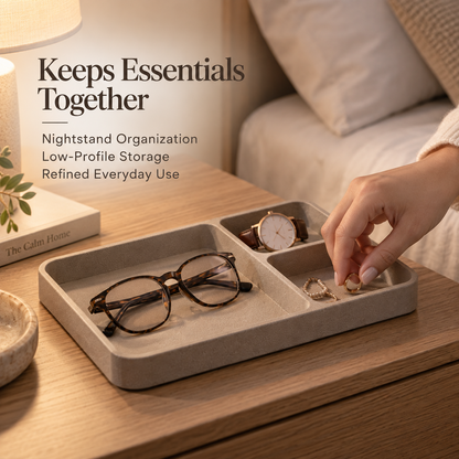 QuietTray Bedside Organizer