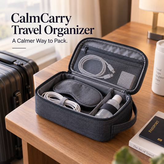 CalmCarry Travel Essentials Organizer
