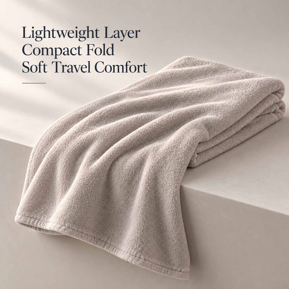 FoldSoft Compact Travel Blanket