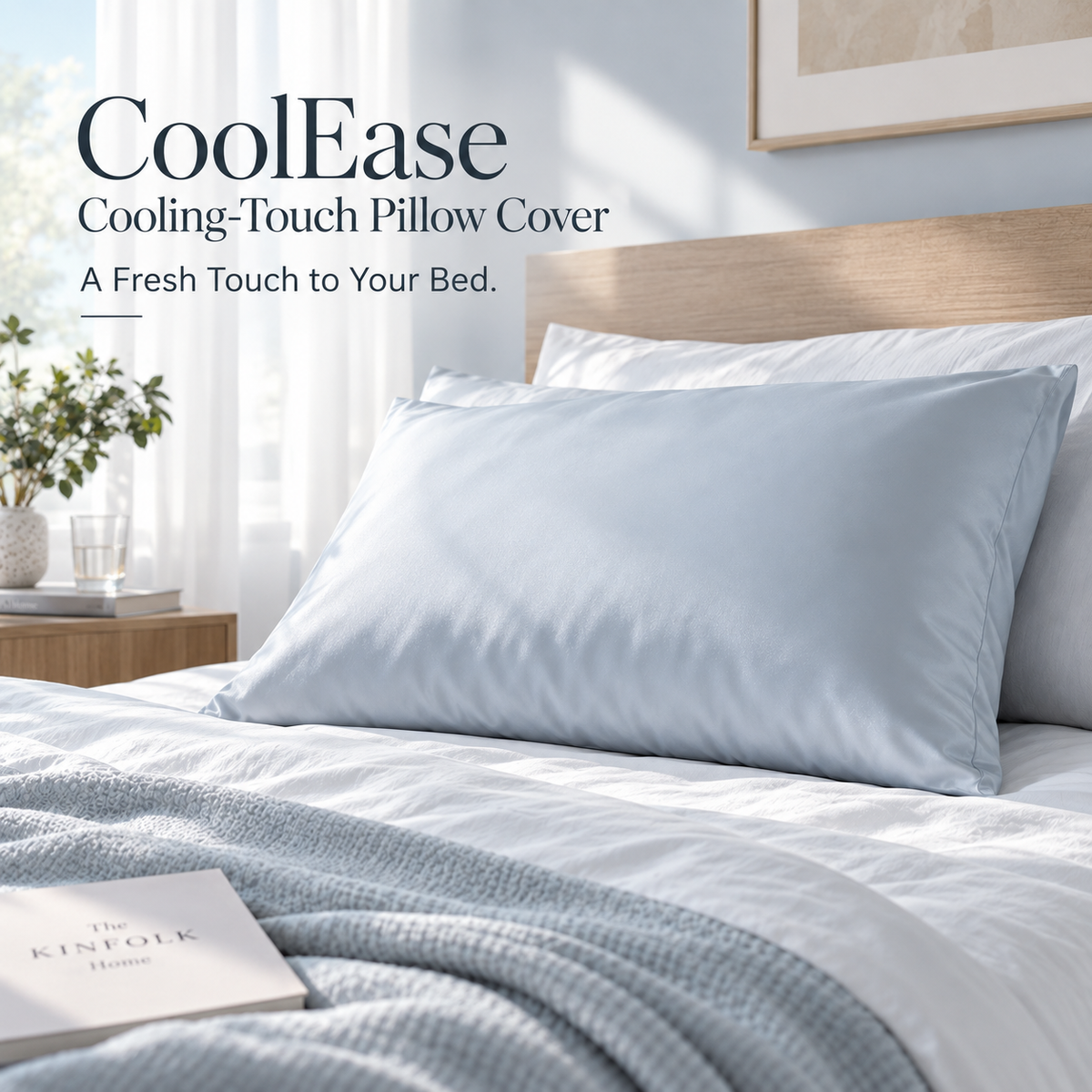CoolEase Cooling-Touch Pillow Cover